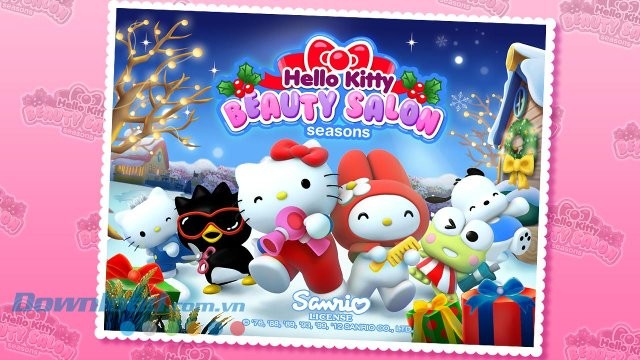 Các nhân vật trong game Hello Kitty Christmas