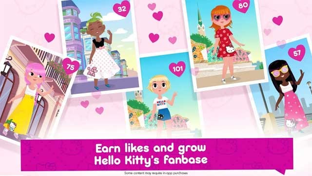 Nhận được nhiều lượt thích và xây dựng danh tiếng cho cửa hàng thời trang của Hello Kitty