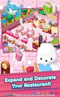 Hello Kitty Food Town cho Android có nhiều đồ trang trí đẹp