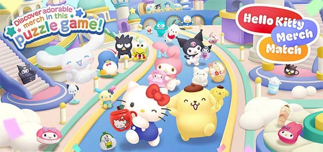 Hello Kitty Merch Match là game giải đố cực cute trong thế giới Sanrio