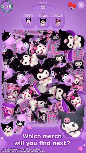 Tìm kiếm nhiều món đồ với các nhân vật khác nhau