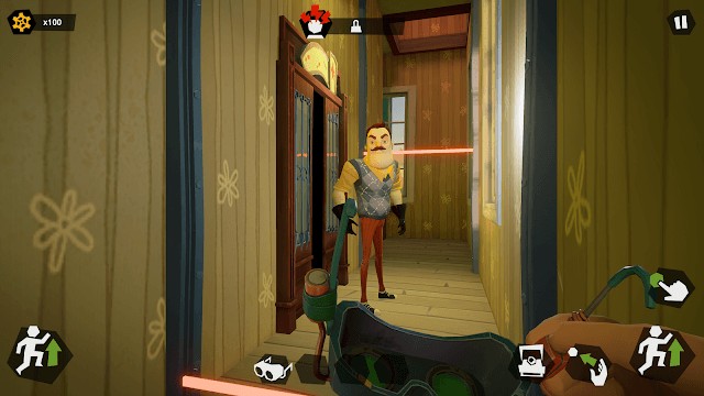 Cố gắng tránh bị ông hàng xóm mờ ám phát hiện trong Hello Neighbor: Diaries
