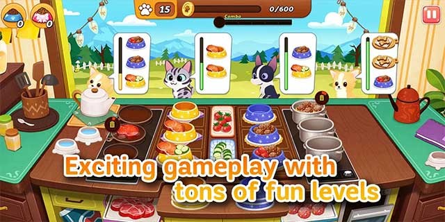 Hellopet House for Android có nhiều nội dung game đa dạng và phong phú