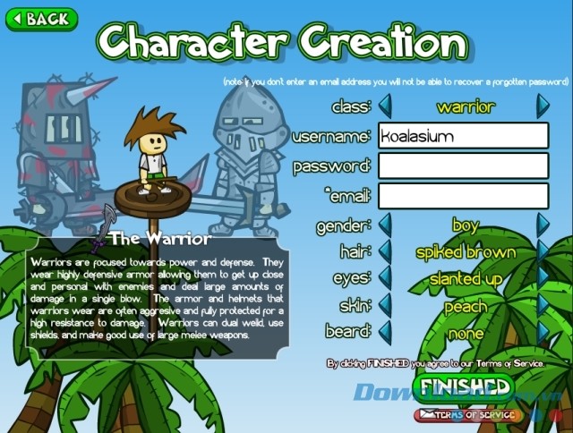 Tính năng tự tạo nhân vật phù hợp với phong cách cá nhân độc đáo