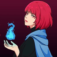 Her Name Was Fire: Demo Game Vampire Survivors kết hợp thẻ bài chiến lược