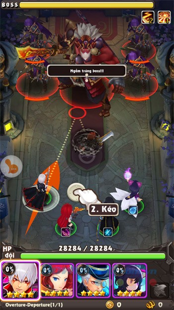 Giao diện game Hero Combo