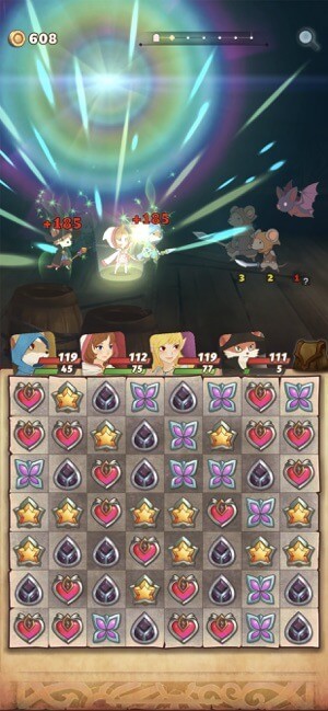 Hero Emblems II là game nhập vai kết hợp match-3