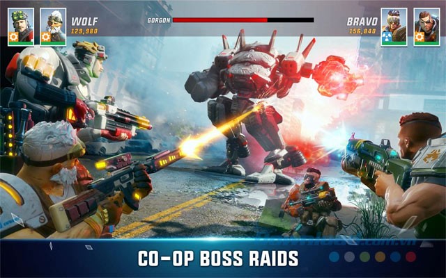 Chế độ co-op boss raids