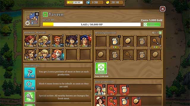 Không ngừng chế tạo công cụ và vũ khí để thu hút người mua