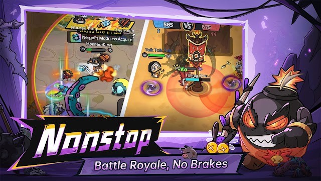 Tham gia các trận chiến Battle Royale kịch tính, hỗn loạn