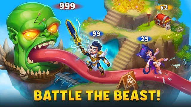 Chiến đấu vì sức mạnh tối thượng trong game Hero Wars cho Android