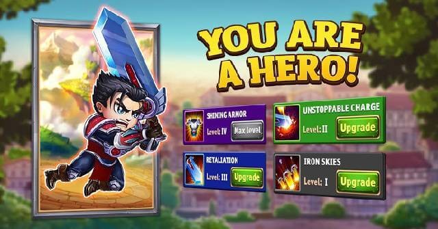 Trở thành anh hùng và cứu vùng đất Dominion trong game RPG Hero Wars