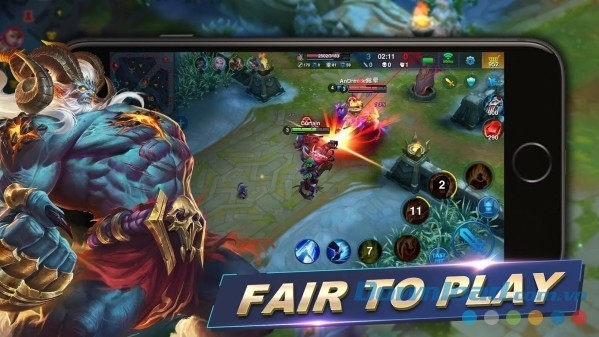 Heroes Arena cho Android tạo một đấu trường MOBA công bằng với tất cả mọi người