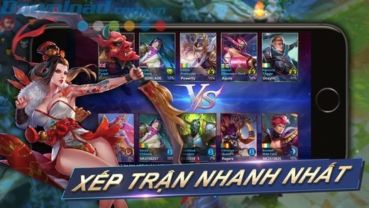 Xếp trận nhanh chóng