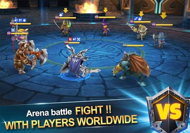 Chiến đấu với game thủ trên toàn thế giới trong Đấu trường