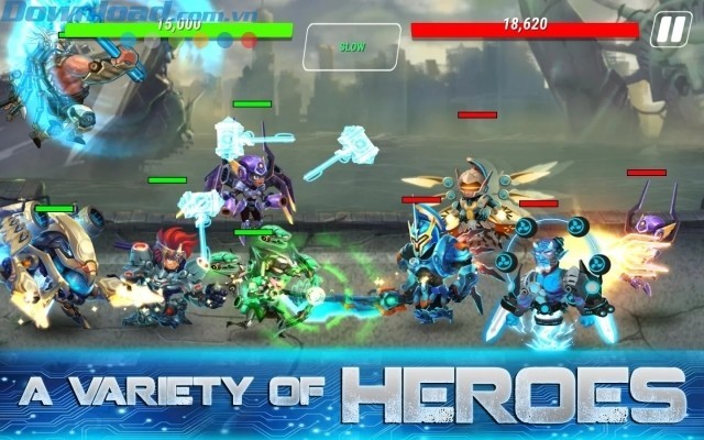 Vô số vị thần anh hùng khác nhau