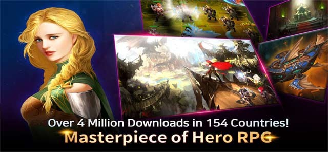 Heroes of Atlan đã tải về hơn 4 triệu lượt trên 154 quốc gia