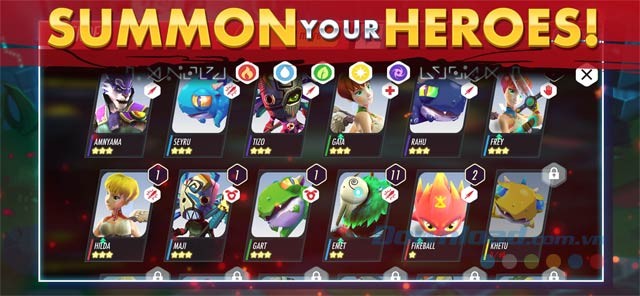 Triệu hồi các anh hùng của bạn