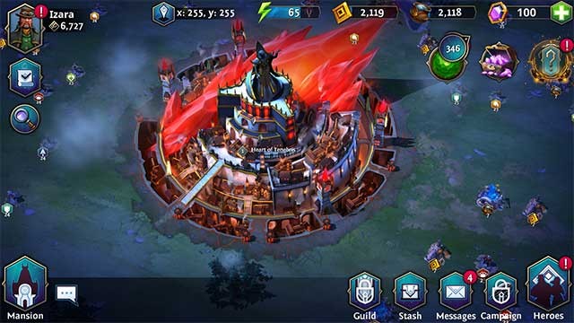 Bạn sẽ bắt đầu cuộc phiêu lưu từ bên trong một dinh thự gothic