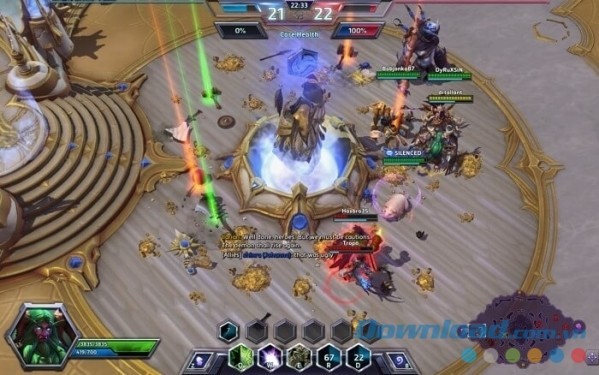Gameplay đấu đội hấp dẫn của Heroes of the Storm cho Mac