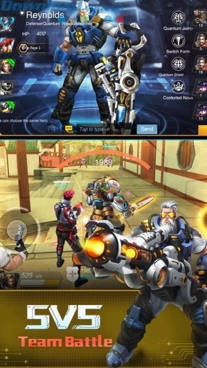 Game kết hợp giữa bắn súng FPS và chiến đấu tổ độ của game MOBA