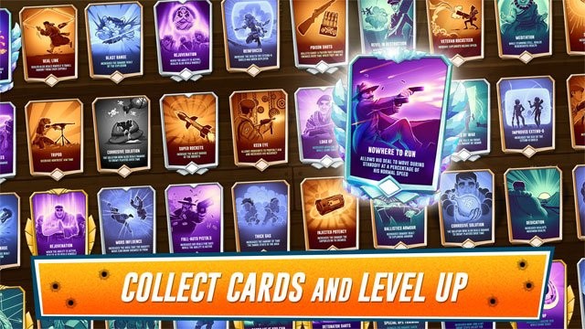 Thu thập thẻ bài và nâng cấp anh hùng