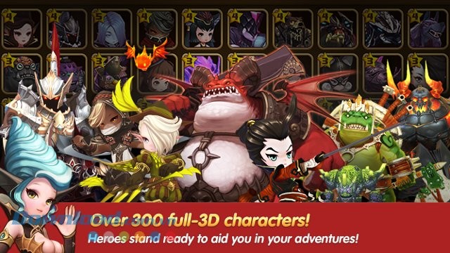 Hơn 300 nhân vật trong game Heroes Wanted