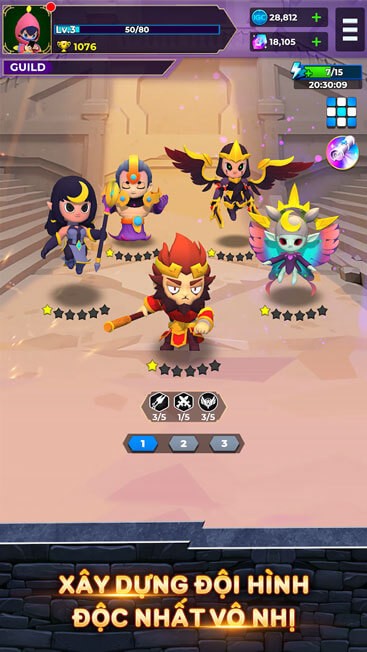 Xây dựng đội hình độc nhất vô nhị