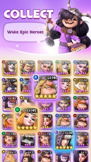 Thu thập các anh hùng mạnh mẽ trong game Heroic Expedition