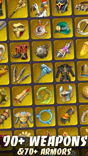 Vô số vũ khí cho mọi người lựa chọn