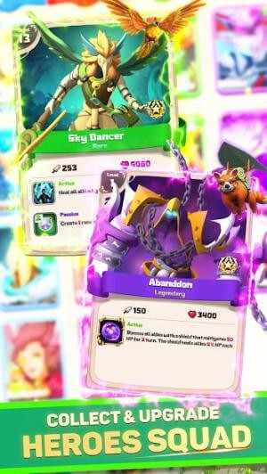 Thu thập và nâng cấp đội quân anh hùng