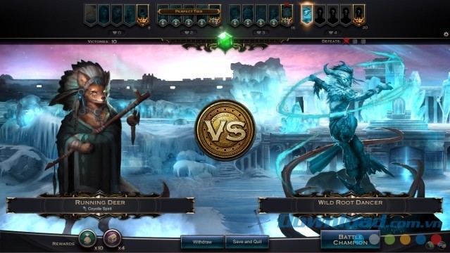 Sử dụng thẻ bài để tham gia vào các trận chiến quyết liệt trong game chiến thuật HEX: Shards of Fate cho Mac và máy tính