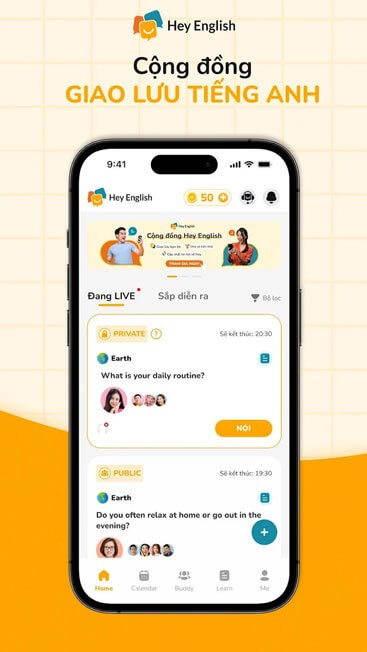 Công đồng giao lưu Tiếng Anh