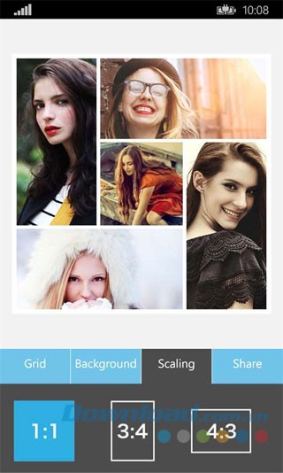 Chọn kích cỡ xuất ảnh