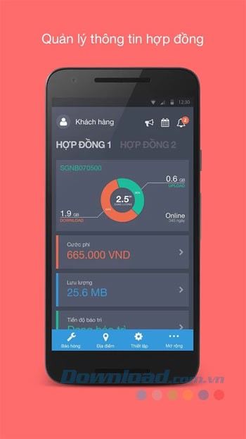 Quản lý thông tin hợp đồng