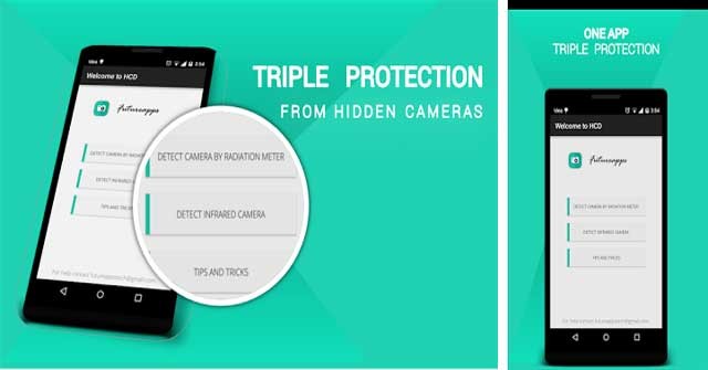 Hidden Camera Detector cho Android là ứng dụng giúp phát hiện camera ẩn