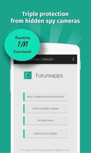 Hidden Camera Detector giúp bảo vệ bạn khỏi máy quay lén