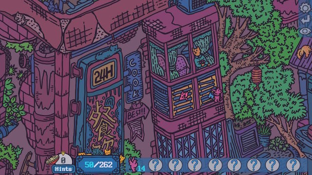 Hidden Cats In Old City Block là game mô phỏng tìm mèo đầy màu sắc