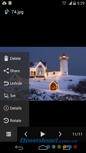 Các tùy chọn ẩn ảnh với Hide It Pro