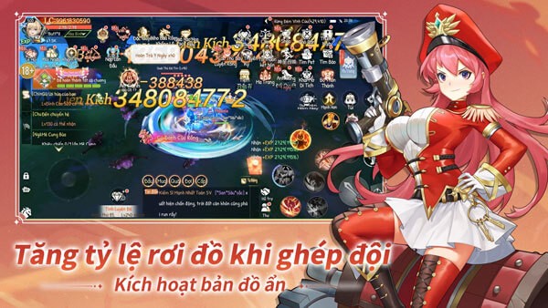 Tăng tỷ lệ rơi đồ khi ghép đội