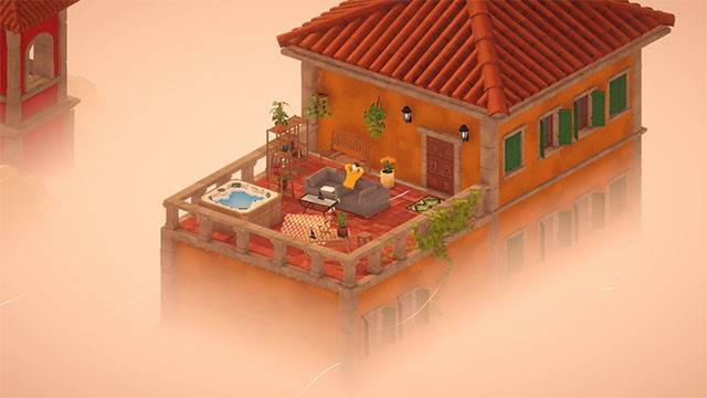 Thư giãn trong không gian riêng tư của riêng mình