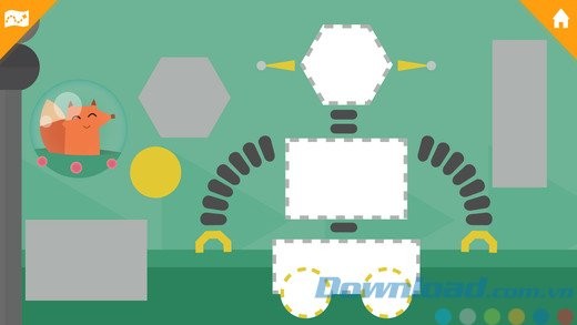 Bài tập giải đố trong Highlights Shapes