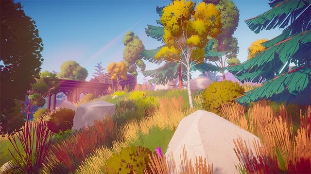 Thu thập item nằm rải rác trên hòn đảo để mở khóa thành tích