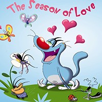 Hình nền Oggy - Ảnh mèo Oggy và gián tinh nghịch vui nhộn