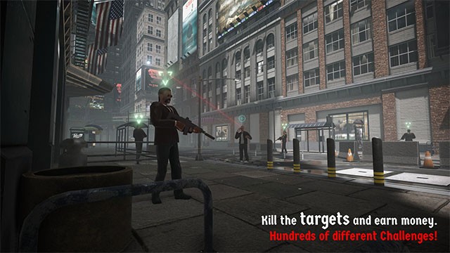 Mỗi hợp đồng ám sát trong Hired - Assassin Simulator yêu cầu cách thức thực hiện khác nhau