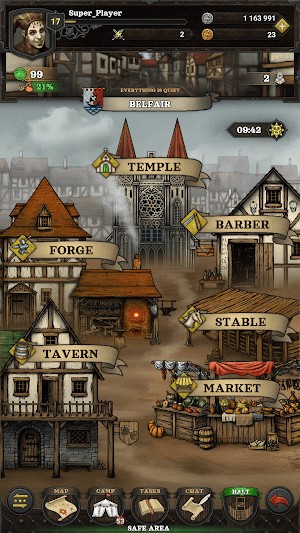 Nhiều khu vực khác nhau