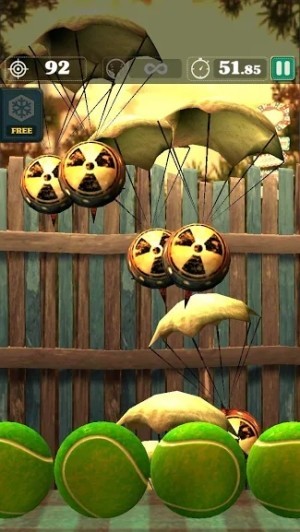 Nhiều loại bóng và mục tiêu khác nhau