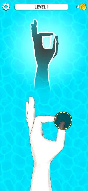 Điều chỉnh ngón tay để tạo được hình như ý