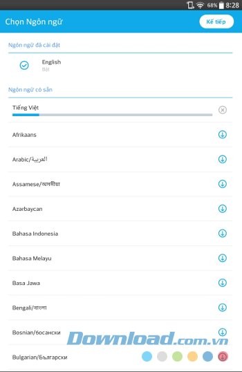 Hitap Keyboard đã hỗ trợ tiếng Việt