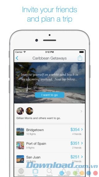 Đi du lịch cùng bạn bè